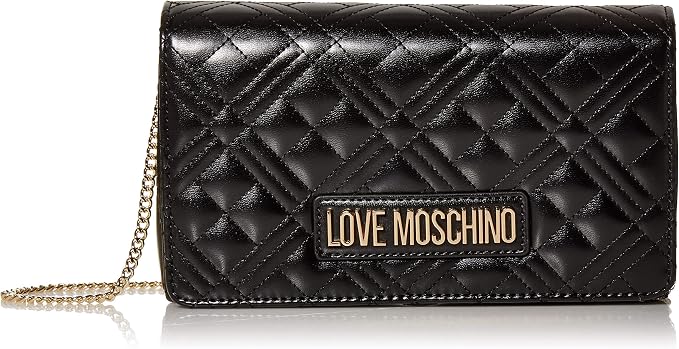 Normale Love Moschino BORSA QUILTED NAPPA PU Donna Nero Donna  urban-earth.co.uk