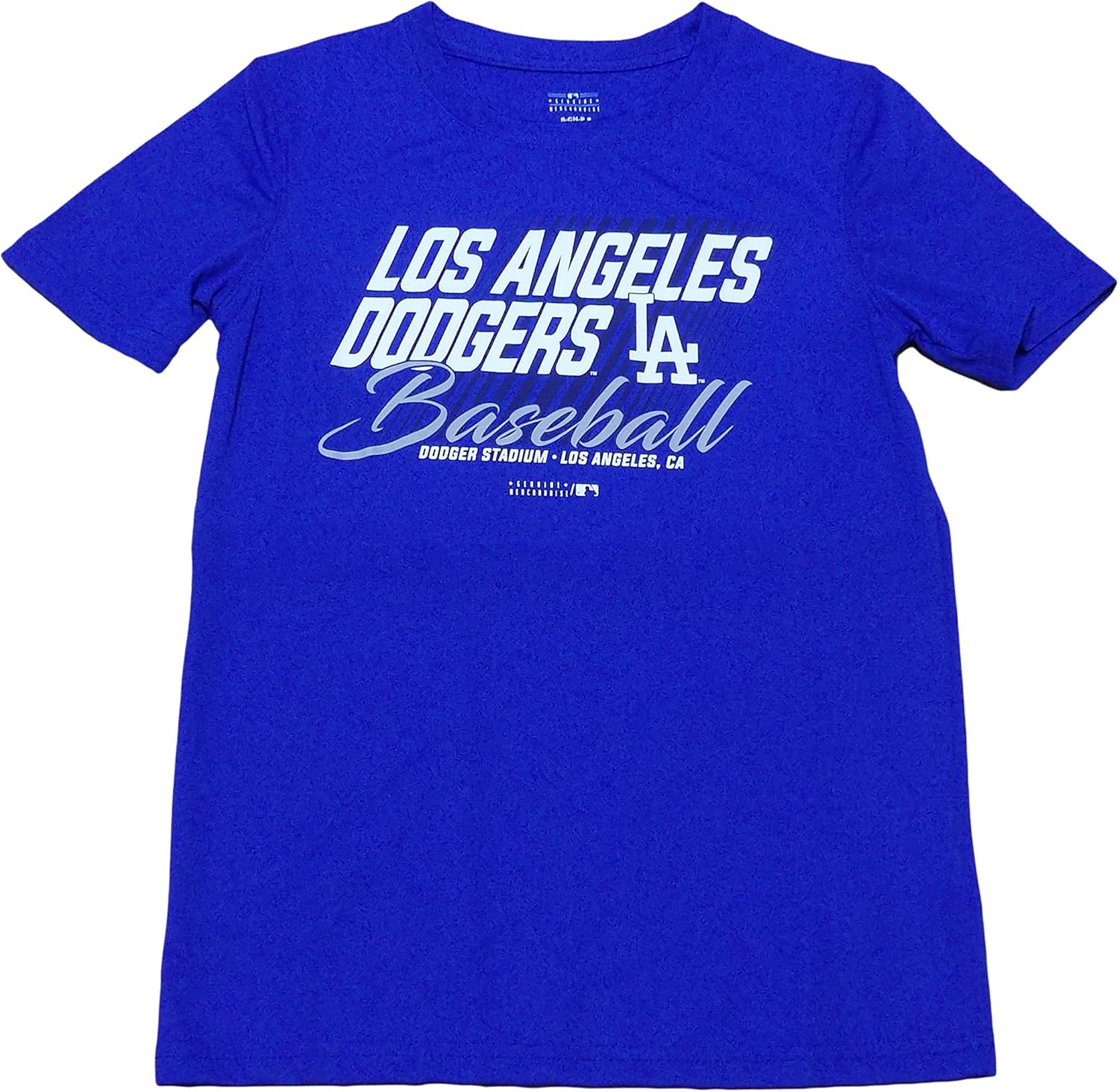 Los Angeles Dodgers Youth Blue Performance Wordmark Logo