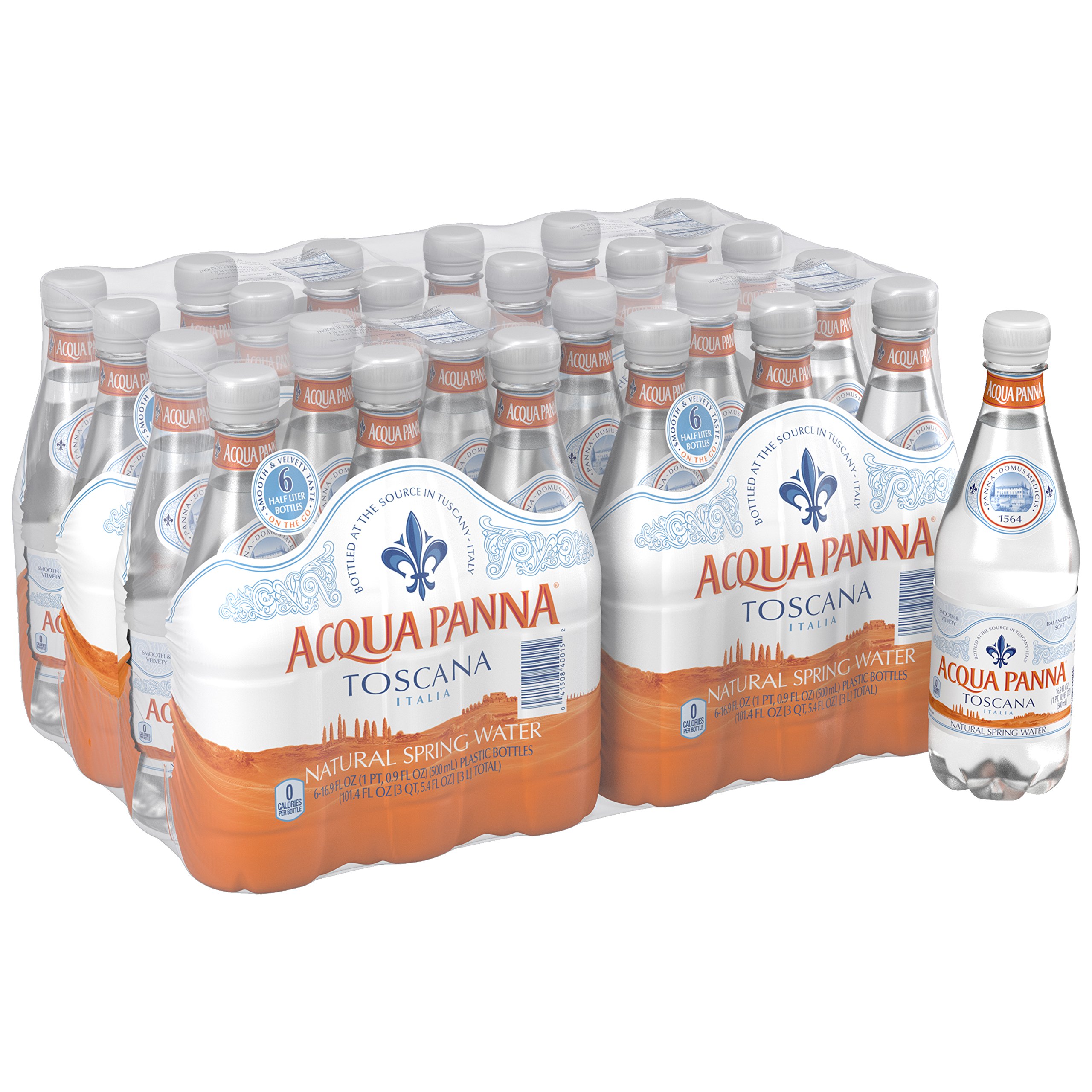 Aqua Panna Spring Water, 8.8 Ounce (Pack of 24) Grocery