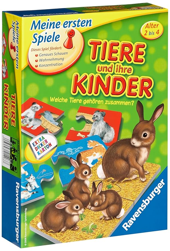 Ravensburger 21403 - Tiere und ihre Kinder