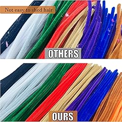 ESUOHYM 200PCS Upgraded Green Colors Pipe Cleaners