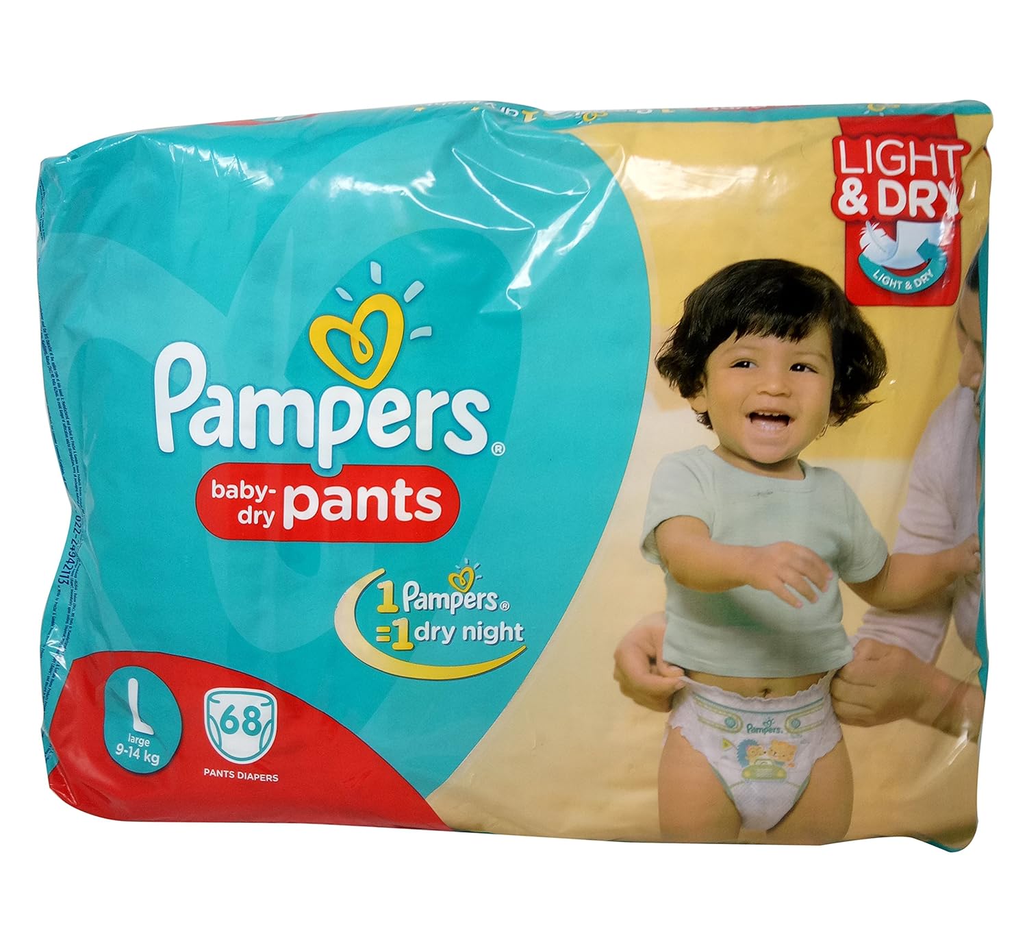 pampers pants large 68