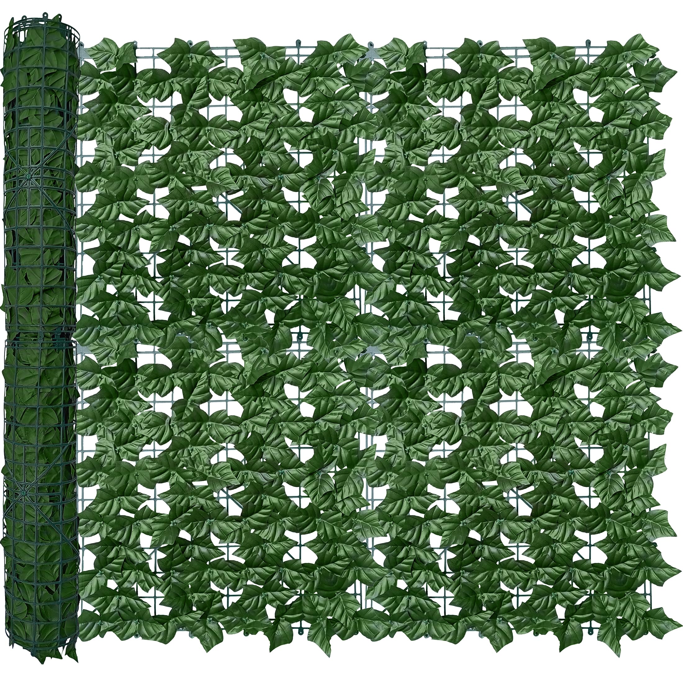 Photo 1 of ODTORY Artificial Ivy Privacy Fence Wall Screen,40X120 in UV-Anti Faux Greenery Backdrop Ivy Vine Leaf Hedges Fence Panels for Patio, Balcony, Garden, Backyard Indoor Outdoor Green Wall Decor