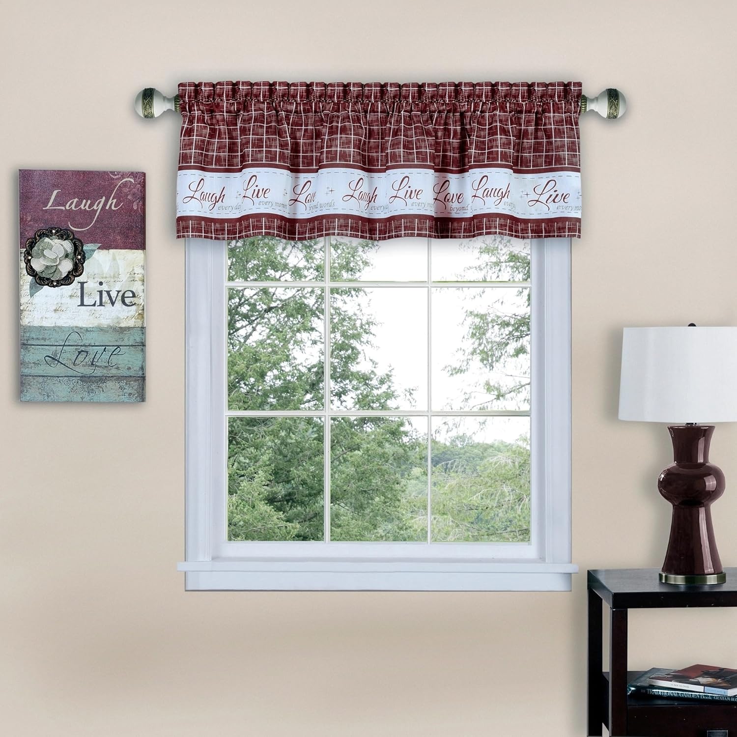 Best kitchen sink window, valance