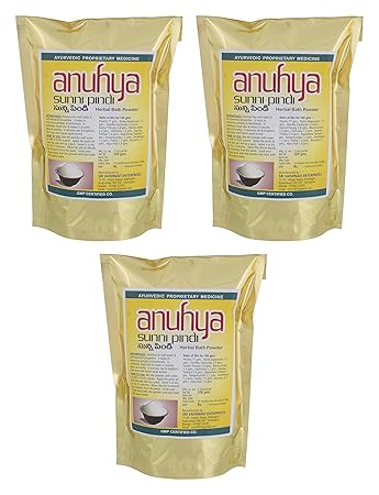 Anuhya Herbal Bath Powders, 900 Grams (Pack of 3)