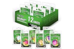 Vexan Glow Walleye Spinner Rig – Worm Harness with Live Bait Rig for Walleye Fishing, Crawler Harness and Fishing Lures (12-Count, Variety Pack)