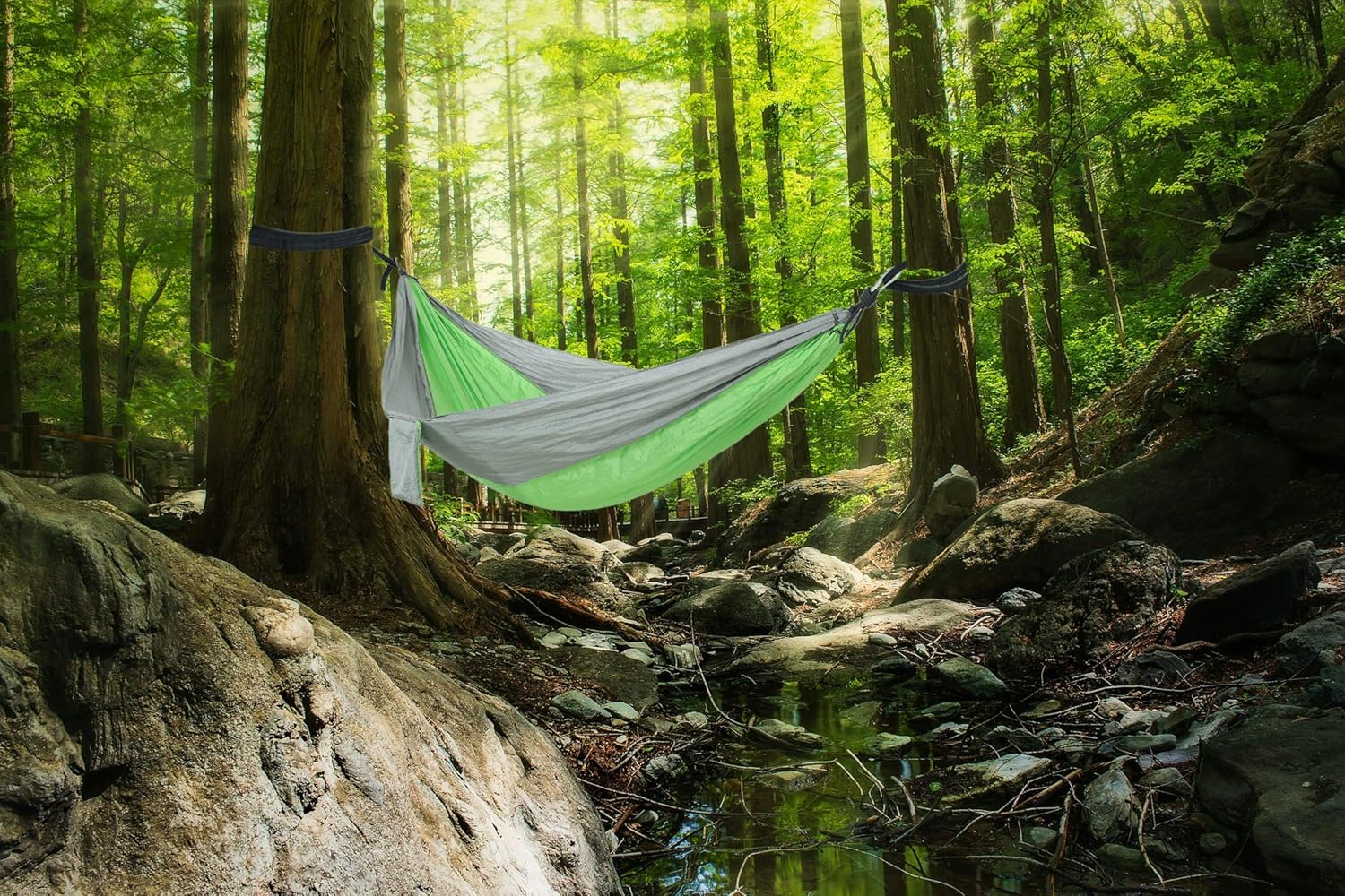 PIRNY Double Camping Hammock,Portable Parachute Hammock Suitable for