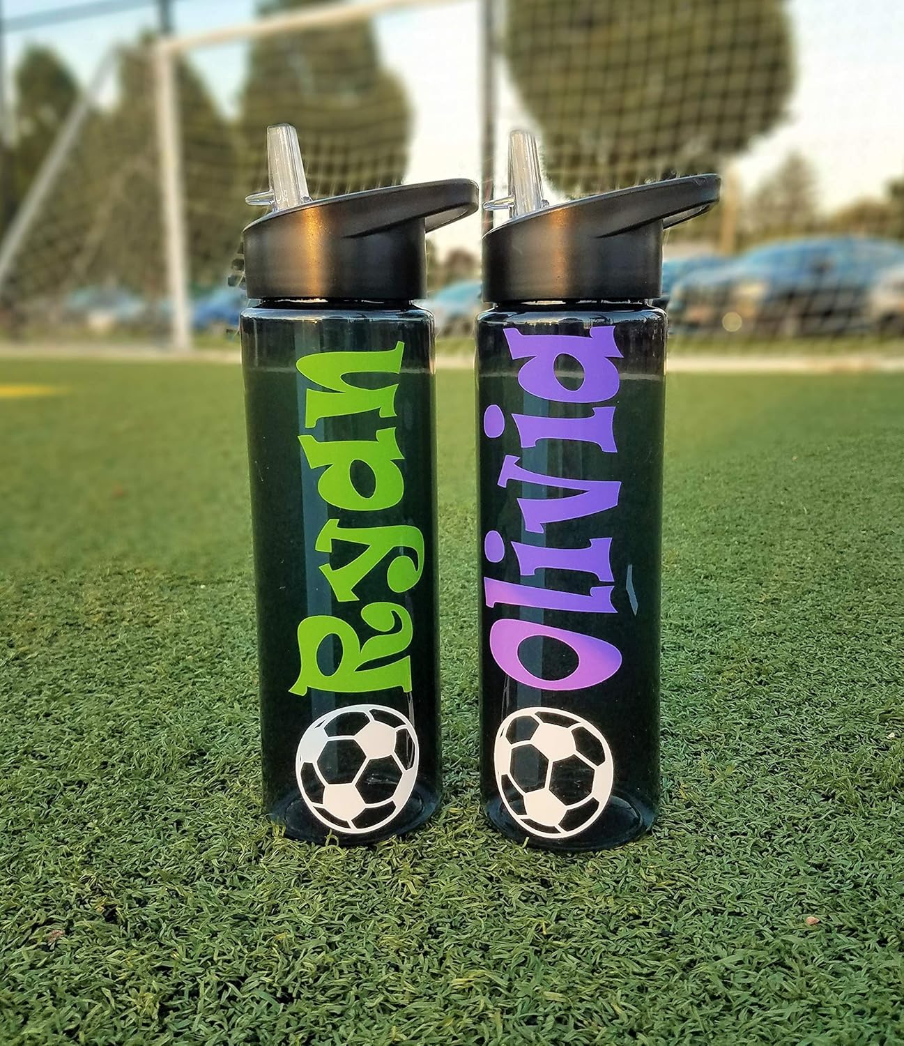 Personalized Plastic Water Bottle, Soccer Team Gifts