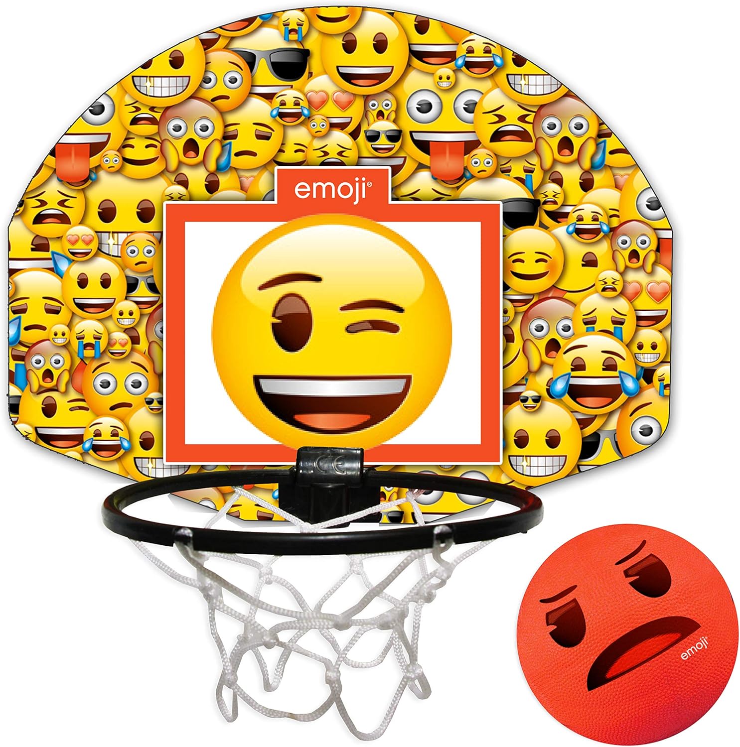 Emoji Interior Mini Juego de Baloncesto, Color Rojo: Amazon.es ...