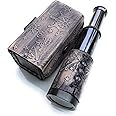 6" Brass Handheld Telescope Nautical Pirate Spyglass with Box Decorative Telescope