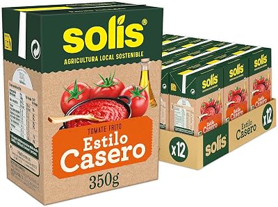 Pacote Brik de Tomate Frito Caseiro 12x350g