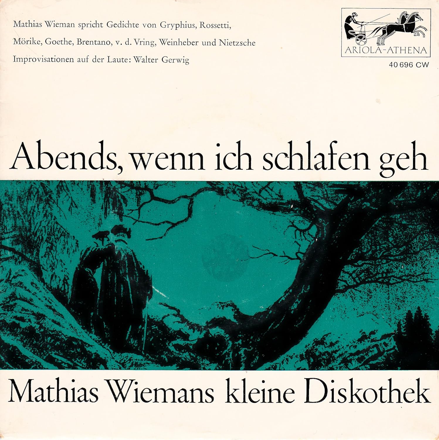 WIEMAN, MATHIAS / Abends, wenn ich schlafen geh / Mathias Wiemans kleine Diskothek , 4. Folge