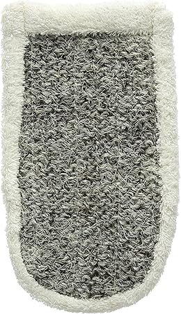 MAGIT Guante de pelo de caballo con esponja de algodón, color gris