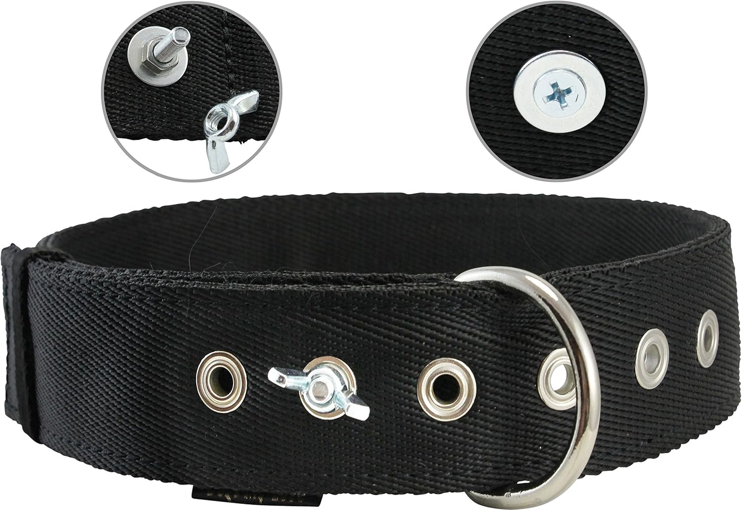 Bolted Heavy Duty Extra Wide Triple Layer Tie Out Dog