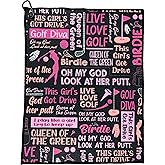 Wolf Golf Towels Funny Golf Towel for Women | Golf Gifts and Golf Accessories for Women