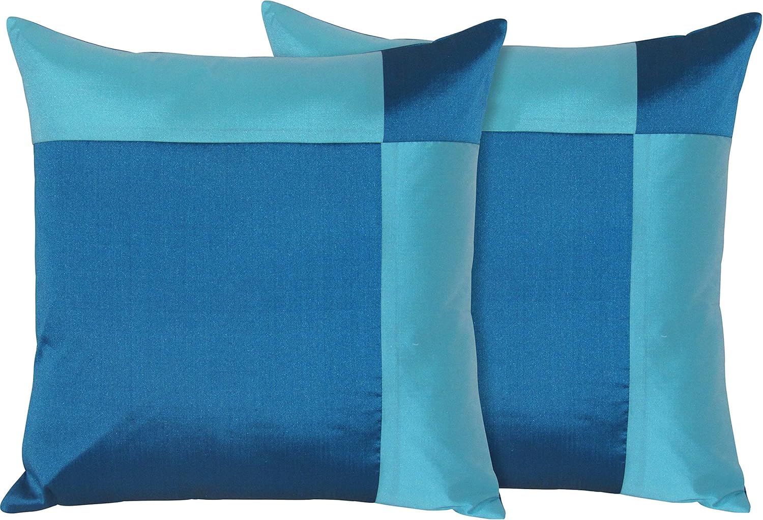 Buy Decor Able Polydupion Blue & Light Blue 40X40 cm Set of 2 Abstract