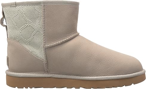 classic mini metallic snake boot