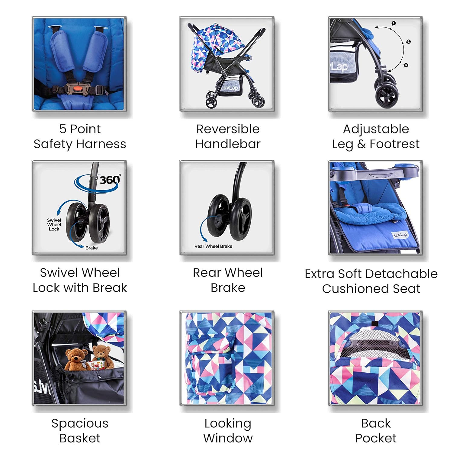 how to fold luvlap joy stroller