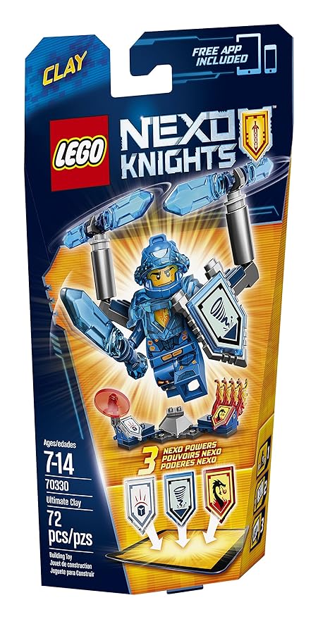 lego nexo clay