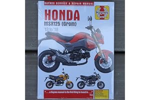 i5motorcycle Haynes Service & Repair Manual 6426 Compatible with Honda Grom MSX 125 2013-2018
