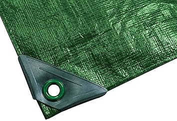 Noor Gewebe-Plane PP/PE, Grün, 3 x 5 m