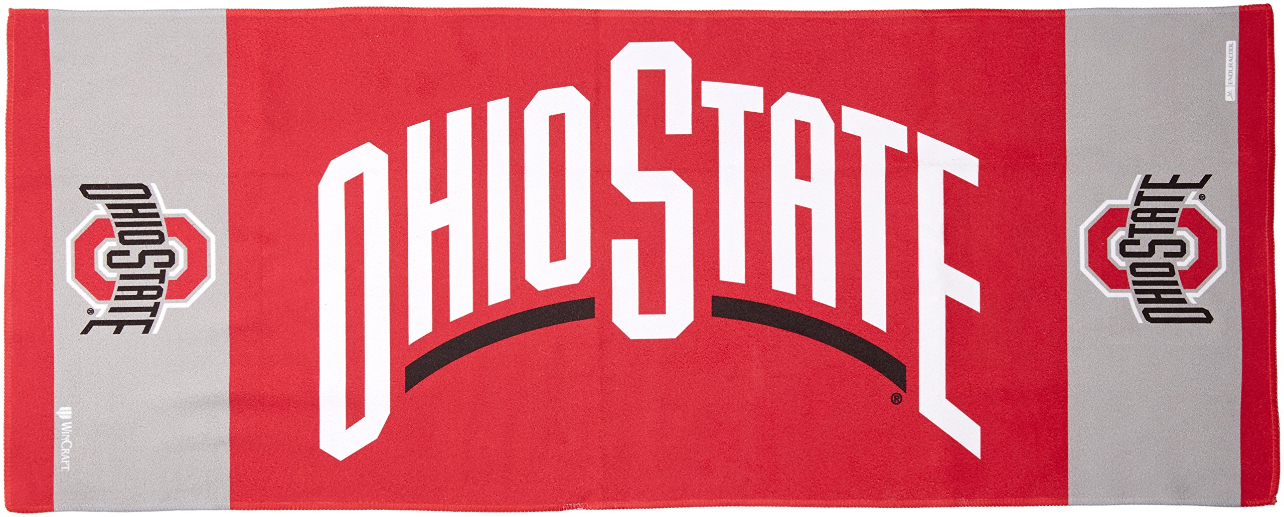 MISSION NCAA Ohio State Buckeyes Team EnduraCool Microfiber Towel, 12 x 30 Inch