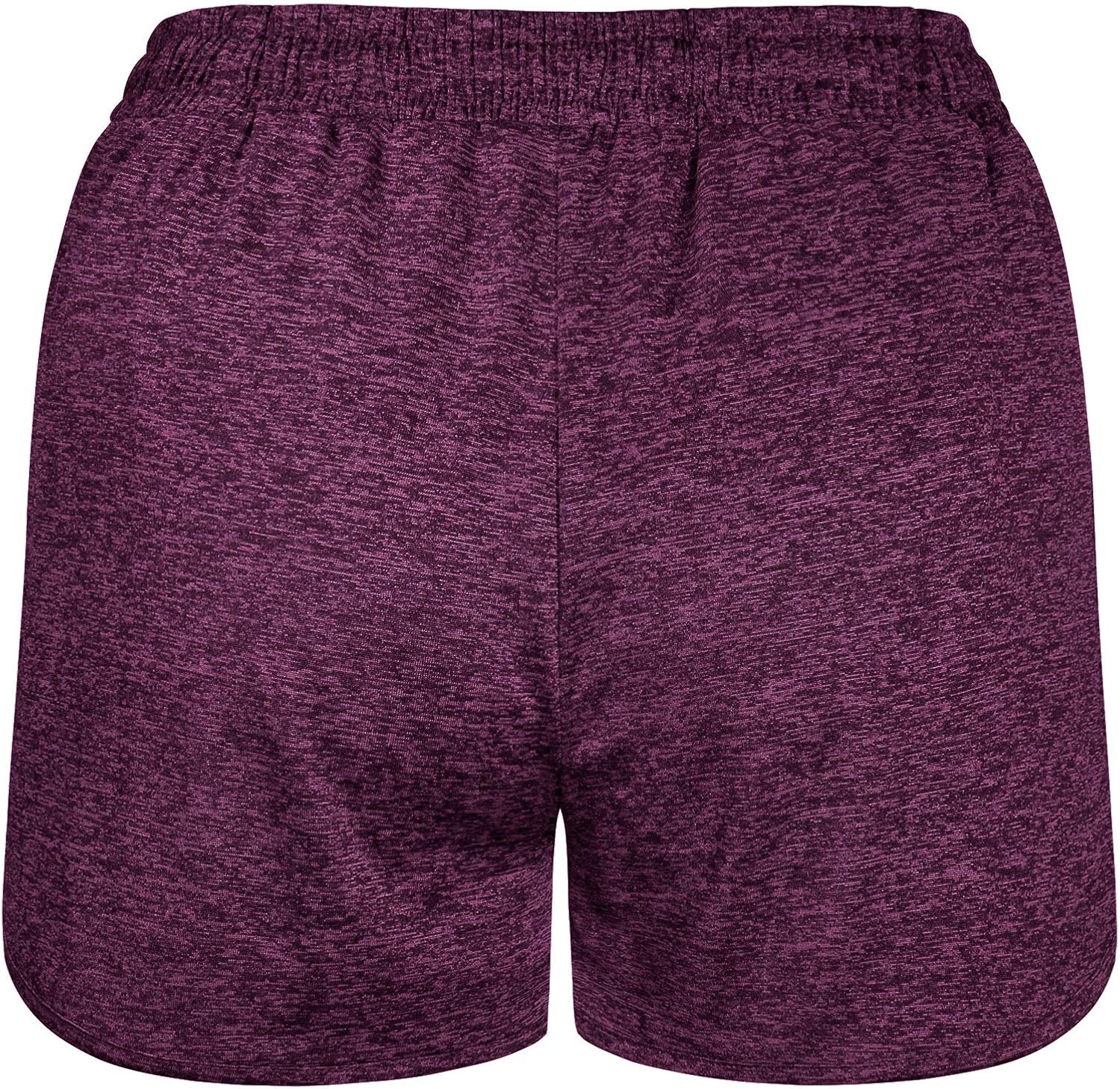 Blevonh Women Yoga Running Shorts 2 in 1 Workout Athletic Shorts with Pockets S-3XL: Clothing