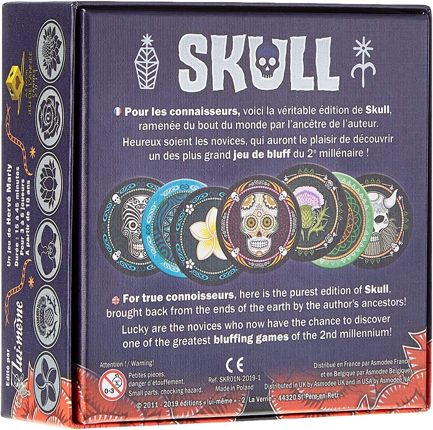 Amazon Skull スカル 日本語説明書付属 並行輸入品 ボードゲーム おもちゃ