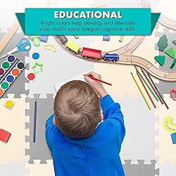 ProSource Foam Puzzle Floor Play Mat for Kids and