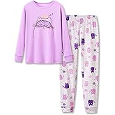 Topgal Little & Big Girls Cotton Knit Pajama 2-Piece Shorts Pants Summer PJ Set Size 4-14