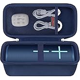 Elonbo Carrying Case ​for Ultimate Ears MEGABOOM 4/3 Portable Waterproof Bluetooth Speaker, MEGABOOM 4 Wireless Speaker Travel Storage Cover, Extra Mesh Pocket Fits Charging Cable, Blue