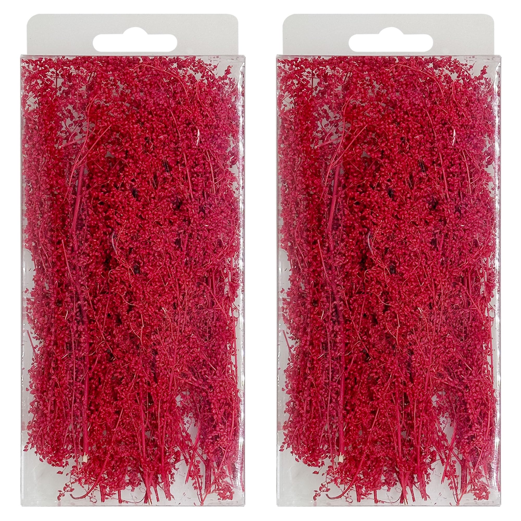 Attuslla Static Grass Tuft Model Lowland Shrubs Tuft Terrain Model Artificial Plants DIY Miniature for Train Landscape Railroad Scenery, Red