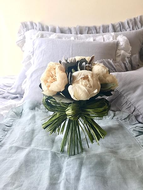 Amazon 白芍薬 Mサイズブーケ 花 観葉植物 フラワーギフト オンライン通販