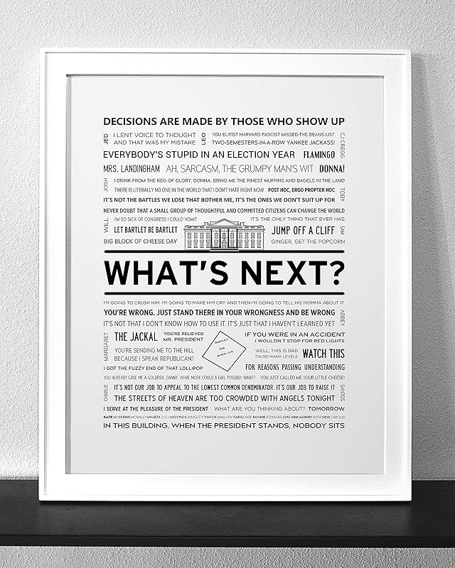 Amazon Com Customized West Wing Quotes Art Print Frame Not Included Handmade