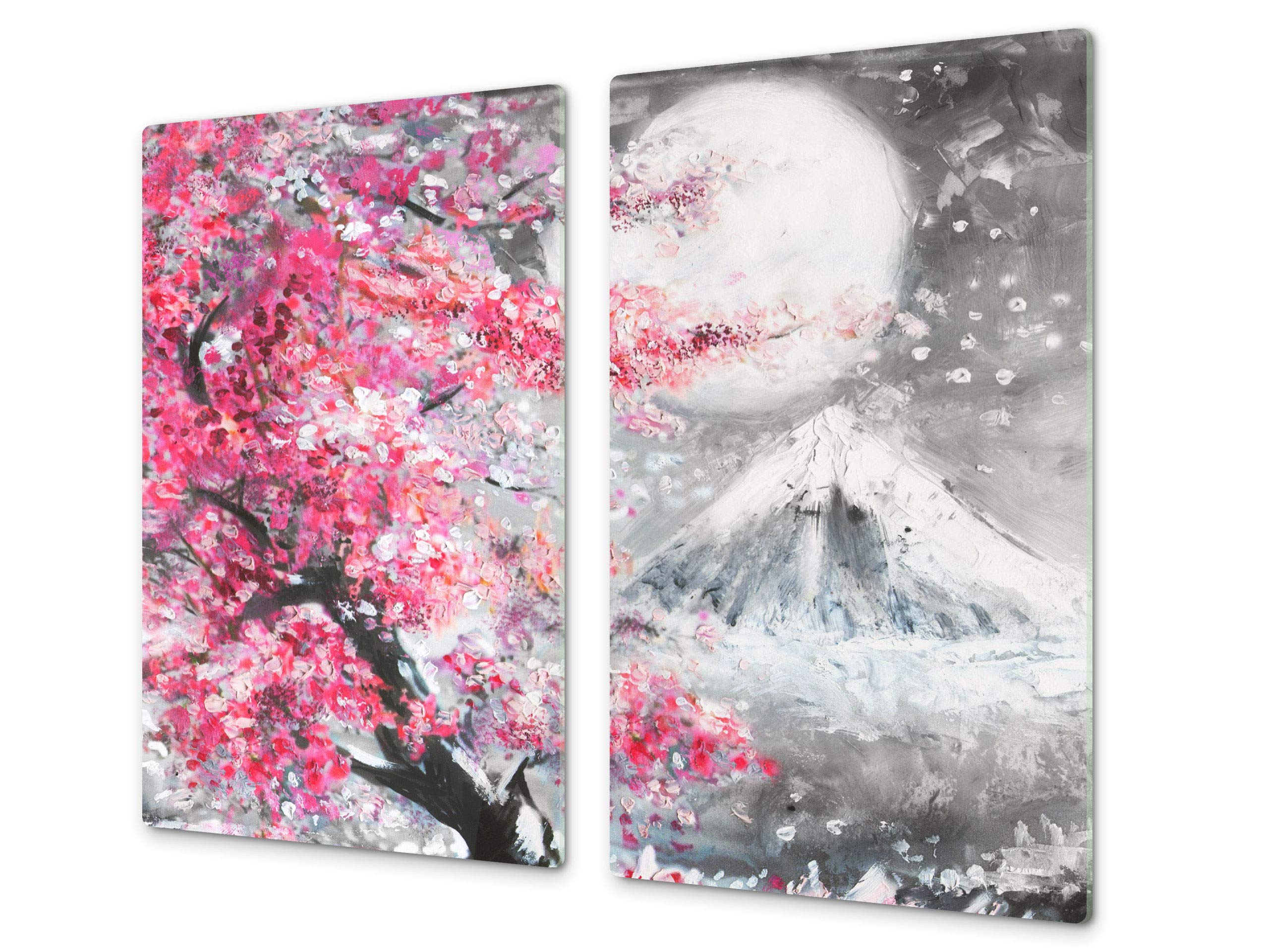 Tempered Glass Cutting Board – Worktop Saver and Pastry Board; Measures: Single: 23,62” x 20,47”; Double:2 x 11,81” x 20,47”; D13 Images: Drawing 36