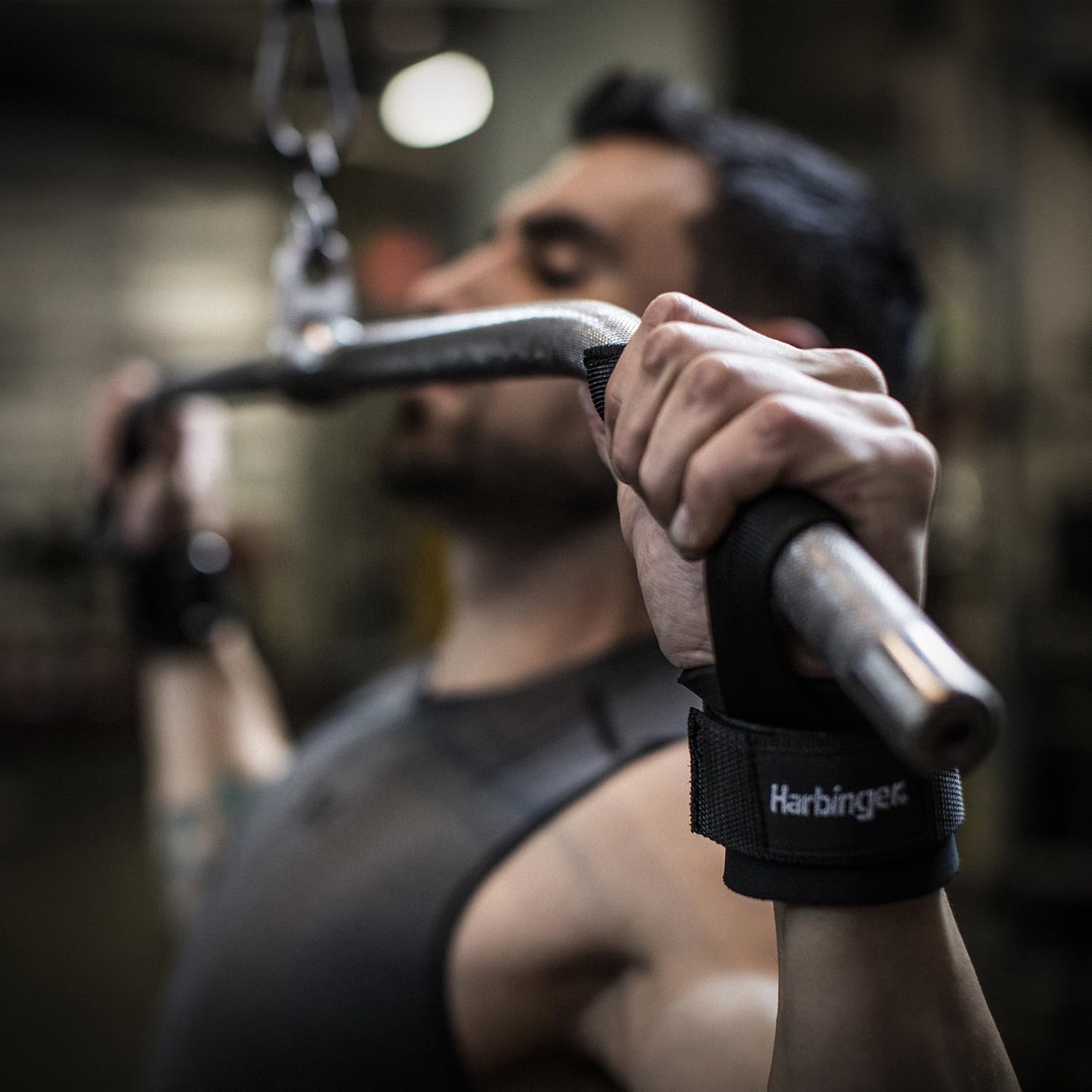 Harbinger 360531 Big Grip No-Slip Nylon Lifting Straps with DuraGrip (Pair), Pro, Black, 11.5 inches : Exercise Straps : Sports & Outdoors