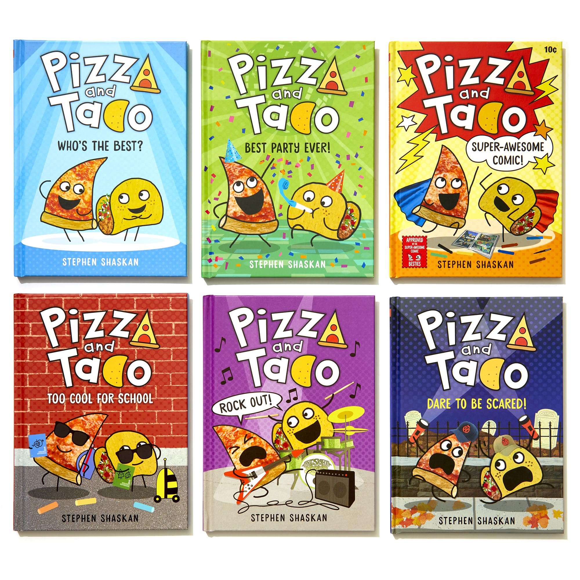 Pizza and Taco Lunch Special: 6-Book Boxed Set: Books 1-6 (A Graphic Novel Boxed Set) Pizza and Taco Lunch Special: 6-Book Boxed Set: Books 1-6 (A Graphic Novel Boxed Set) Pizza and Taco Lunch Special: 6-Book Boxed Set: Books 1-6 (A Graphic Novel Boxed Set) Hardcover