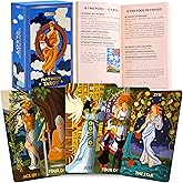 Wyspell Tarot Cards: Pantheon Tarot Deck with Guide Book - Unique Card Deck for Beginners - Modern Fortune Telling Cards