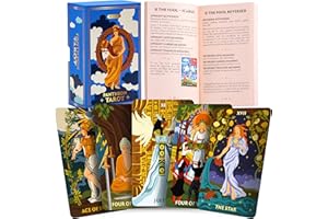 Wyspell Tarot Cards: Pantheon Tarot Deck with Guide Book - Unique Card Deck for Beginners - Modern Fortune Telling Cards