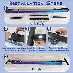 FC FUNCHEER 8FT Adjustable Balance Beam,high and
