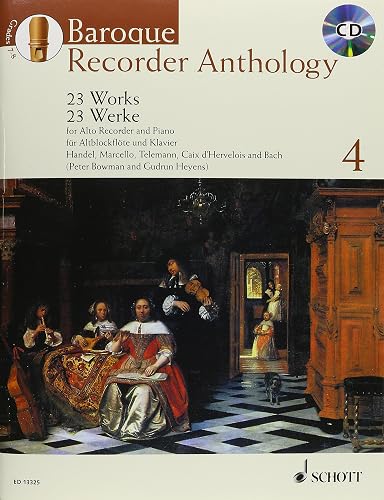 Download Baroque Recorder Anthology Volume 4 +CD (23 pièces) --- Flûte à Bec Alto / Piano PDF
