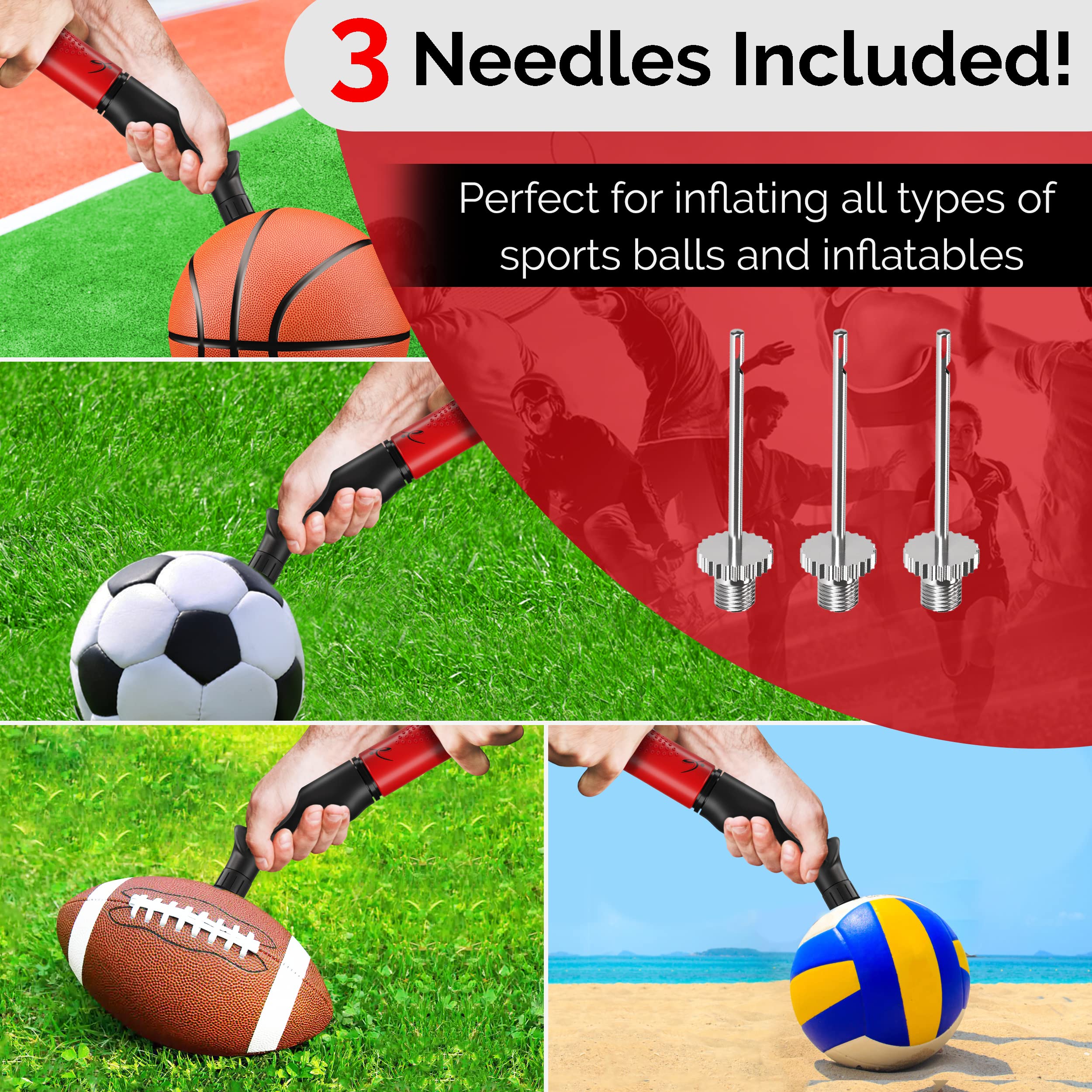 Mua Fitness Factor Ball Pump Inflator, Push & Pull Inflation System