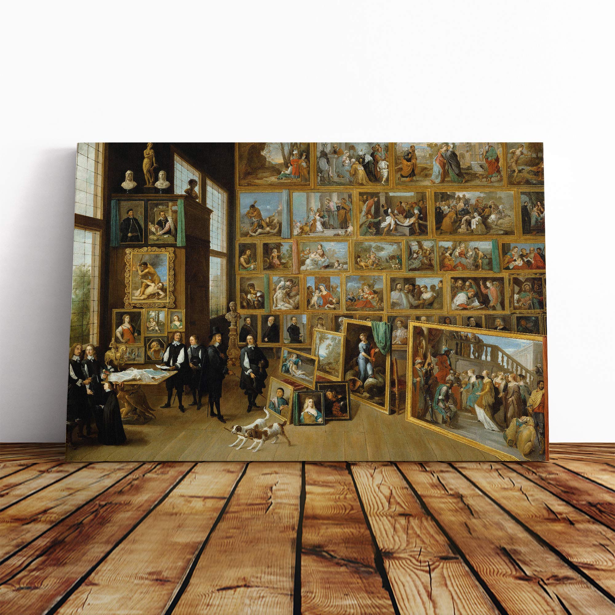 David Teniers III Maturity Canvas Print | Gallery Wrapped 30mm Frame Wall Art | 20x14 inches | Ready to Hang | Modern Picture | Living Room Bedroom Lounge Office