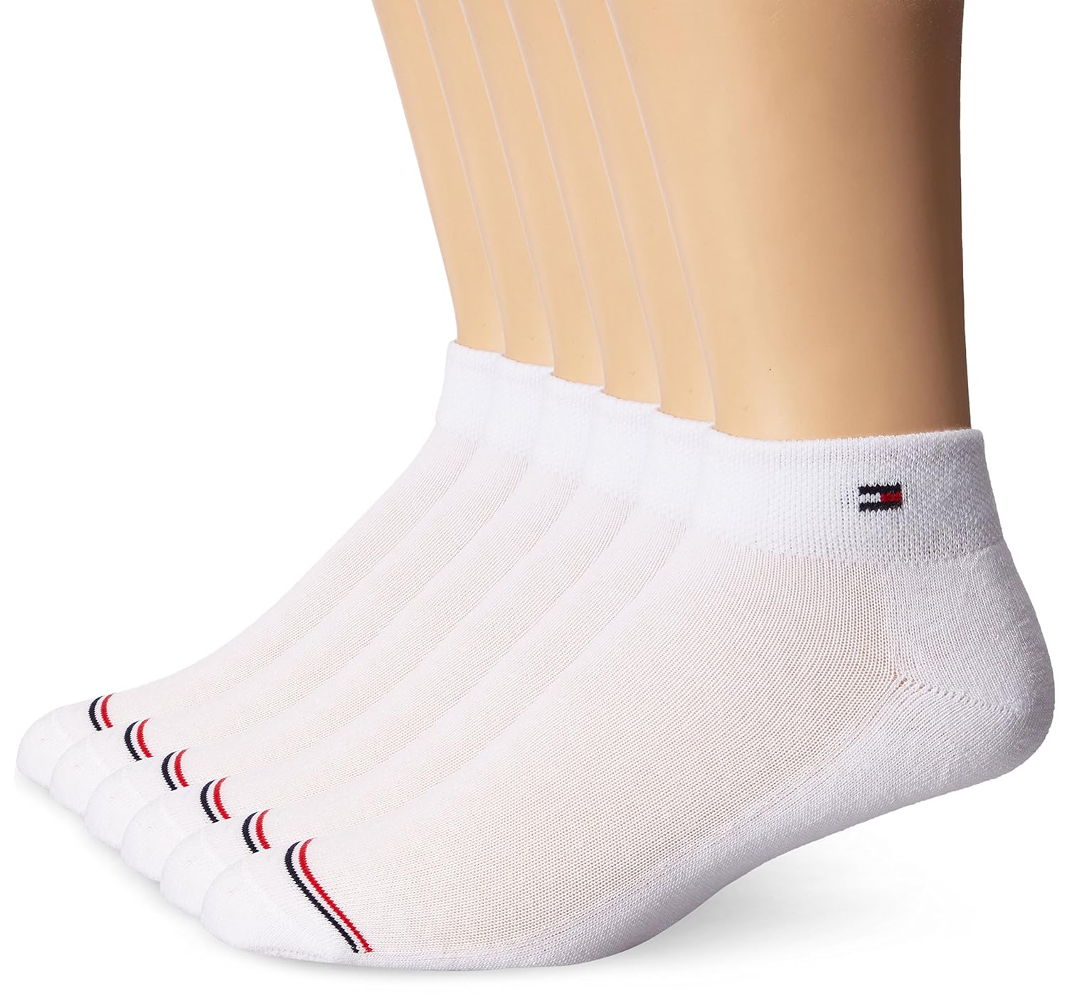 Tommy Hilfiger Women's 6pack Sporty Athletic Sock at