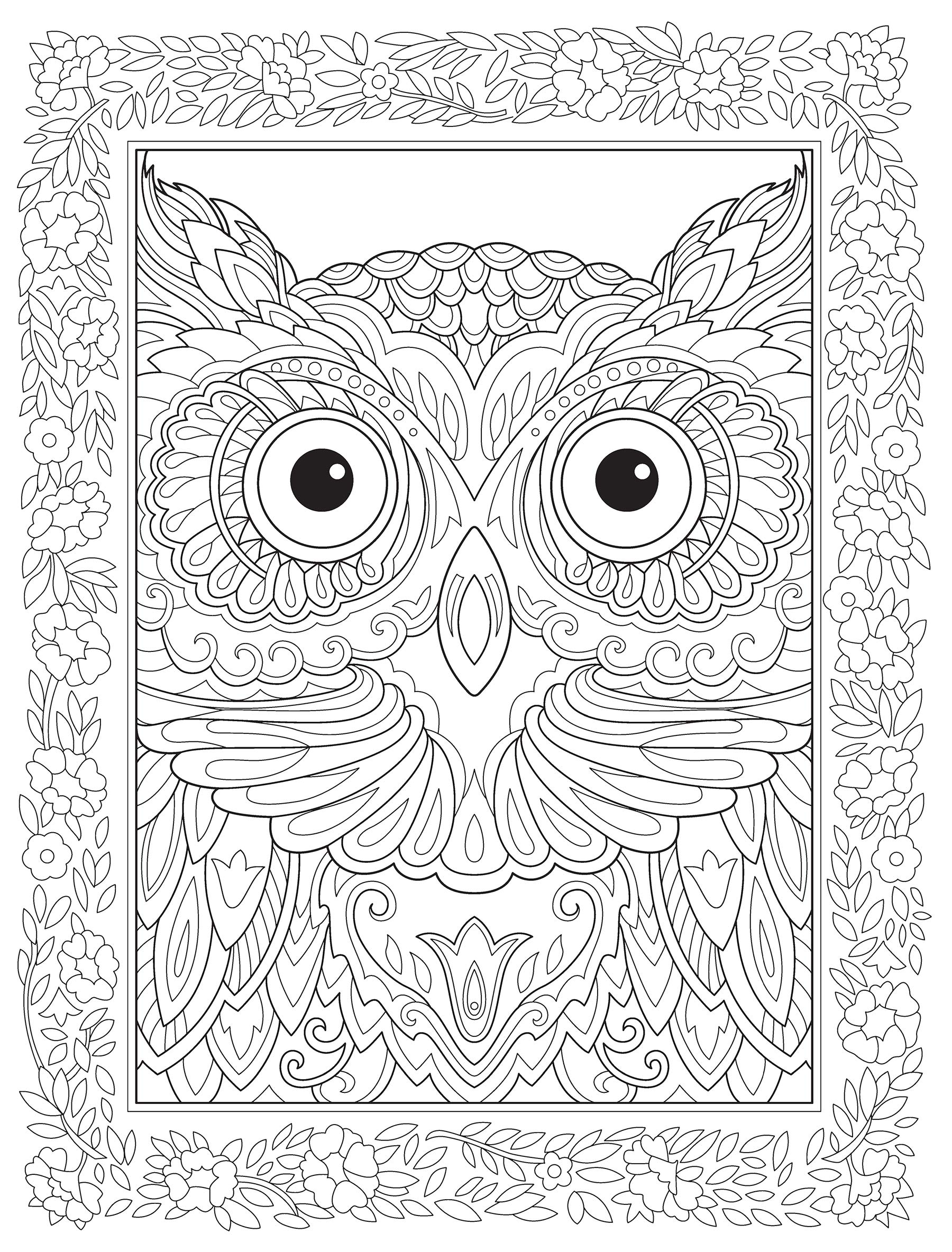 Download Amazon Com Creative Haven Birds And Blossoms Coloring Book Adult Coloring 9780486832340 Sarnat Marjorie Books