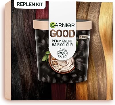 Garnier GOOD Permanent Hair Colour Dye Kit 30 Dark Chocolate Brown