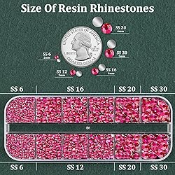 Resin Rhinestones for Crafting with B7000 Jewelry