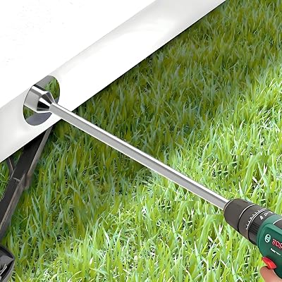 Double Dragon 30cm Caravan Corner Steady Jack Leg Winder Drill Adaptor 19mm