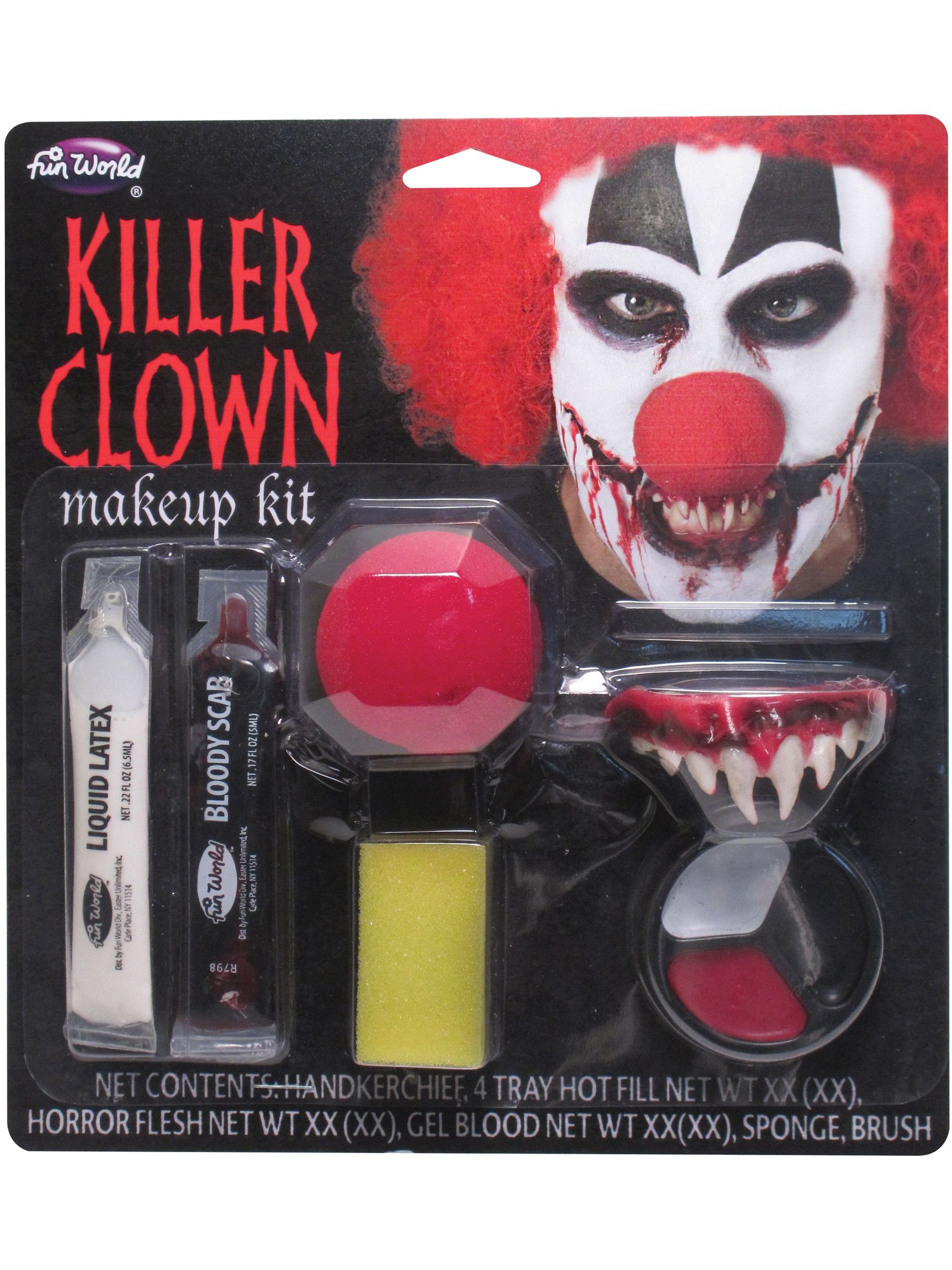 Card and Party Store Killer Clown Makeup