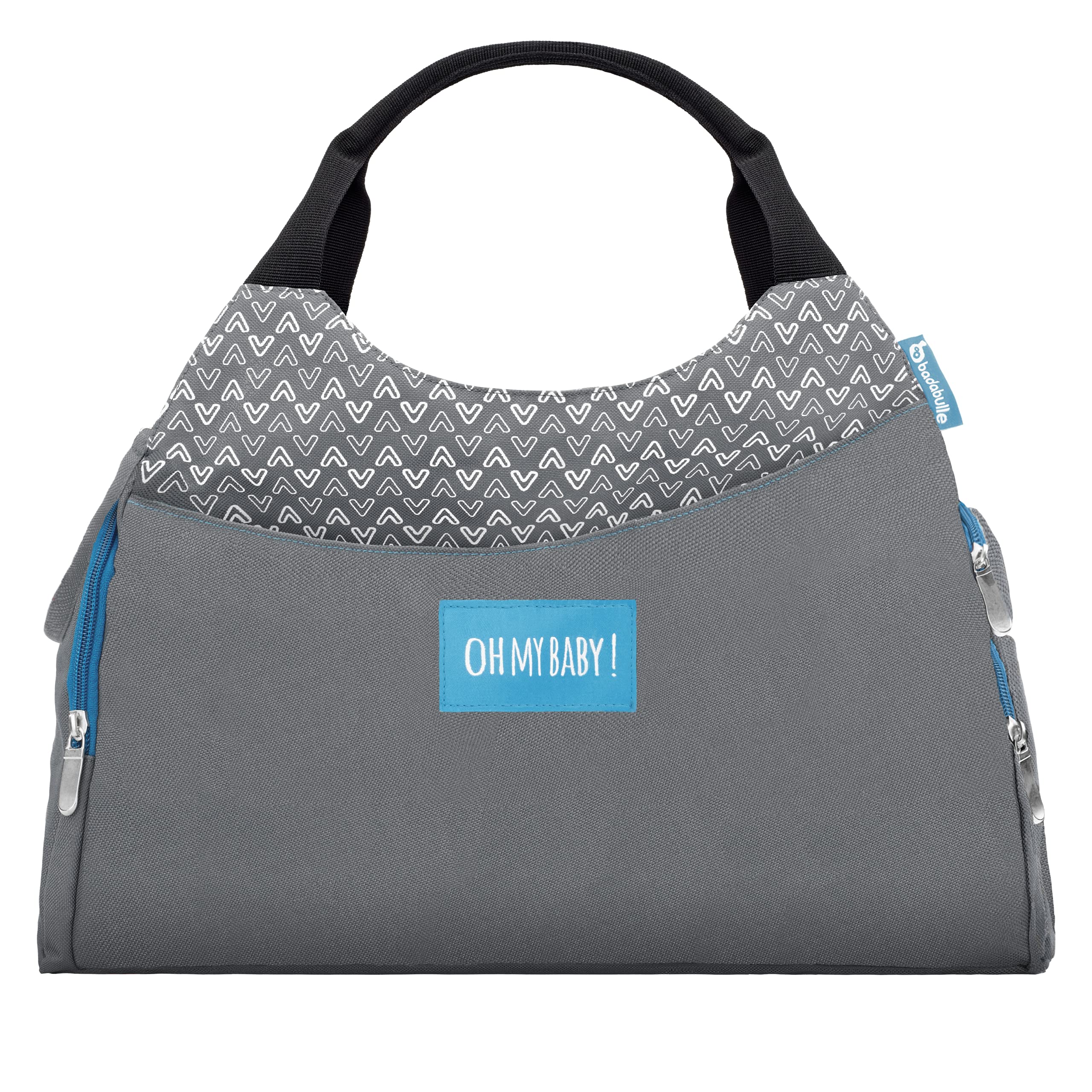 Badabulle Multipocket Changing Bag, Grey